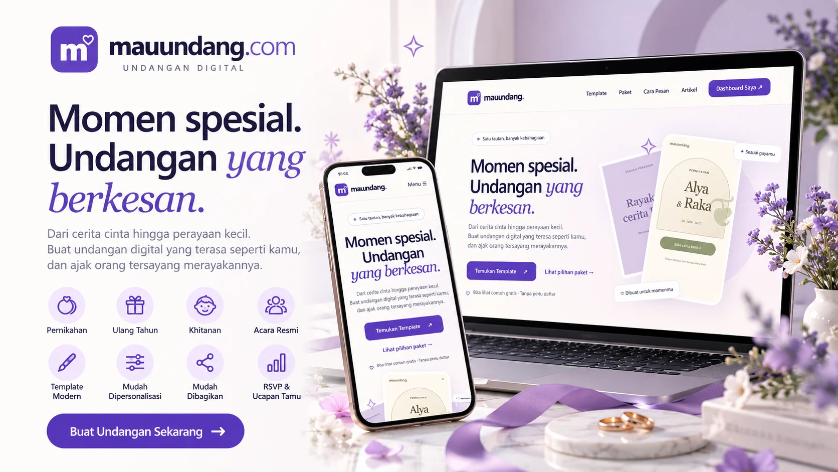 MauUndang.com: Solusi Undangan Digital Modern untuk Setiap Momen Spesial