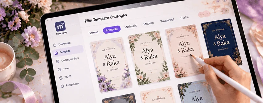 8 Tips Memilih Desain Undangan Digital Pernikahan yang Elegan dan Berkesan